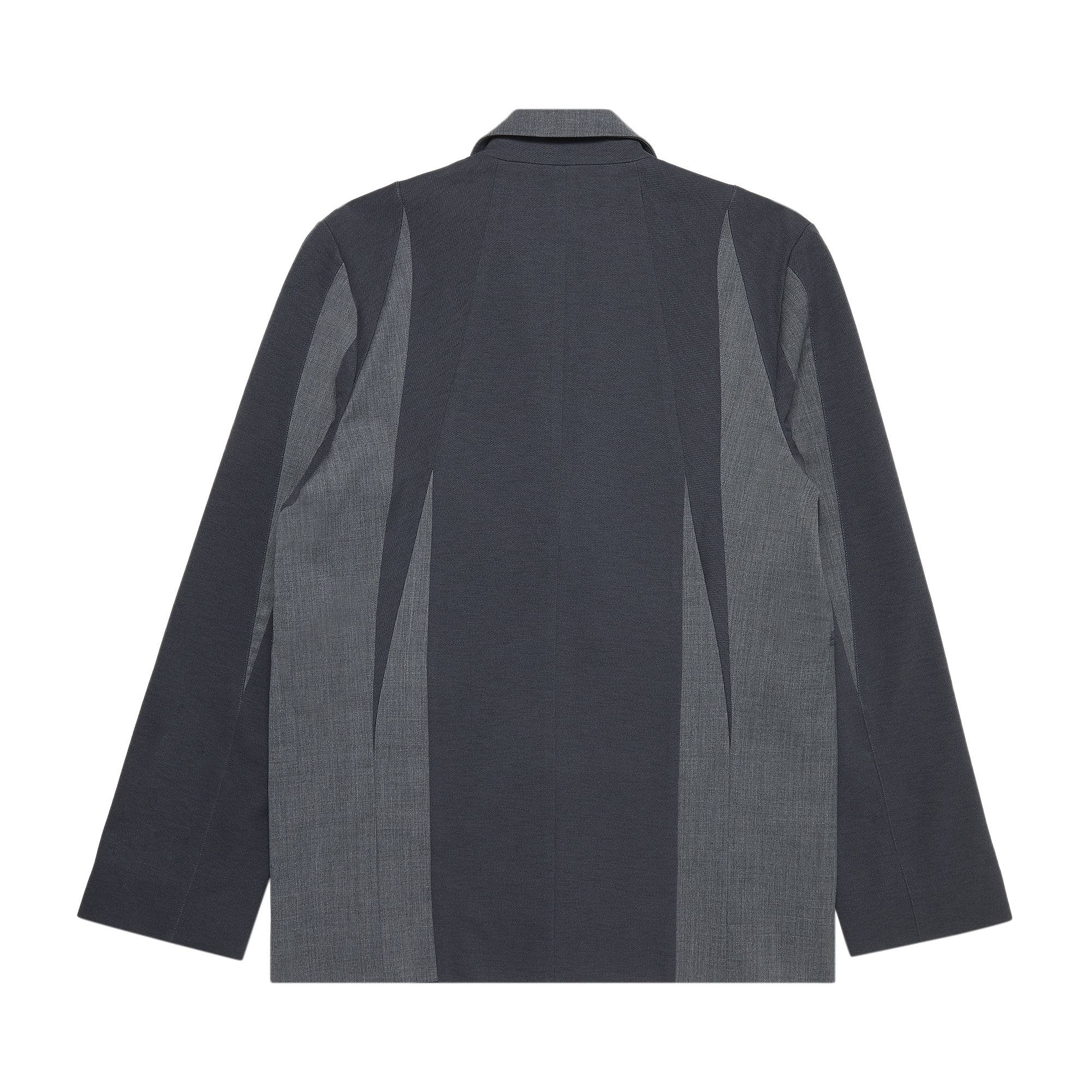 Buy Kiko Kostadinov Balla Tailored Jacket 'Charcoal Grey/Vessel