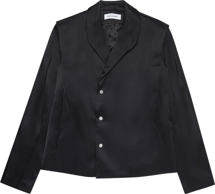 Kiko Kostadinov Itten Blazer 'Black Ink/Aqua Glass'