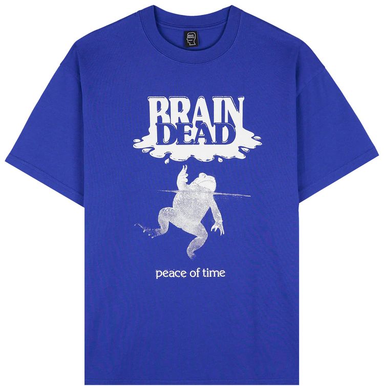 Brain Dead Peace Of Time T Shirt Blue