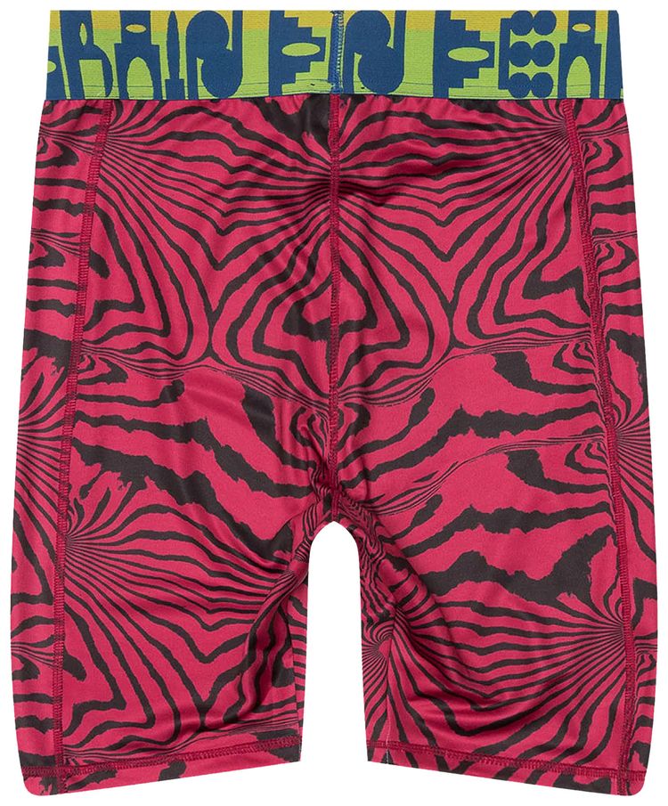 Brain Dead Zebra Cycle Short Fuschia
