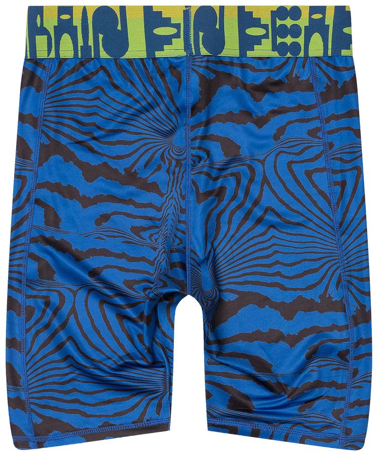 Brain Dead Zebra Cycle Short Blue