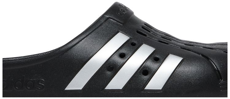 Adidas Adilette Clog Black Silver