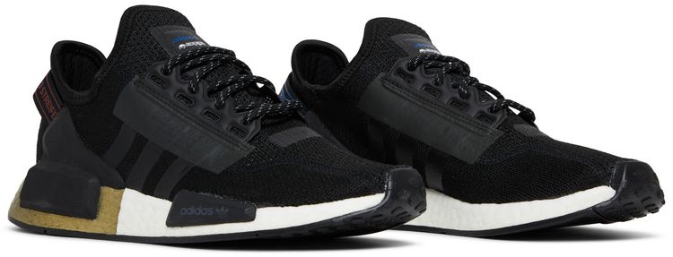 Adidas NMD R1 V2 J Black Gold Metallic