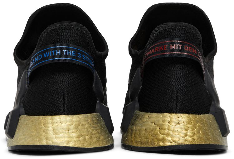 Adidas NMD R1 V2 J Black Gold Metallic