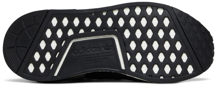 Adidas NMD R1 V2 J Black Gold Metallic