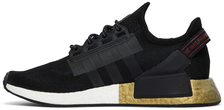 Adidas NMD R1 V2 J Black Gold Metallic