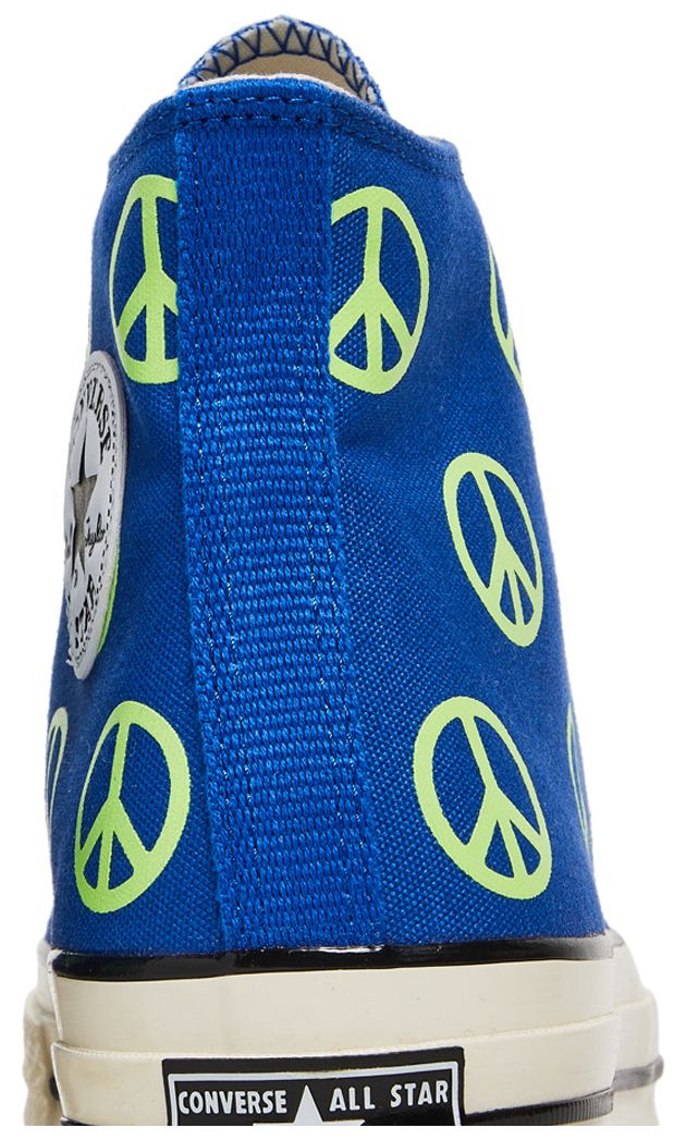 Converse Chuck 70 High Unleash Peace   Royal Ghost Green