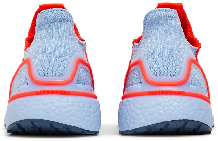 Adidas UltraBoost 19 Solar Red Glow Blue