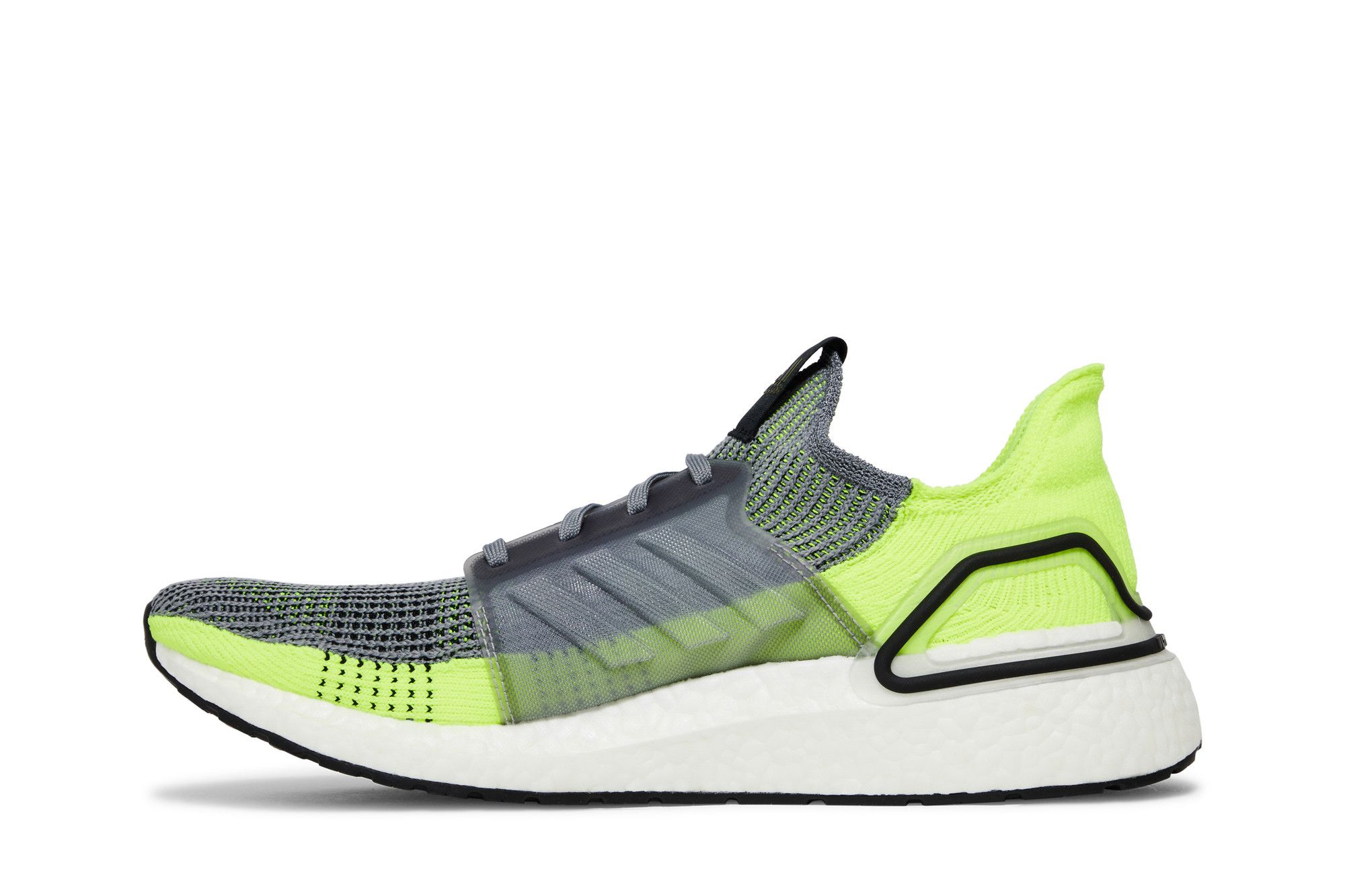 Buy UltraBoost 19 Grey Yellow EF1343 GOAT