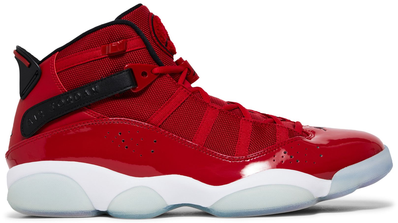 jordan 6 rings black gym red white