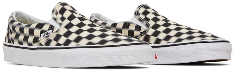 Vans Classic Slip On Blur Check