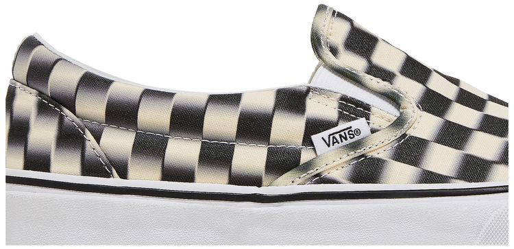 Vans Classic Slip On Blur Check