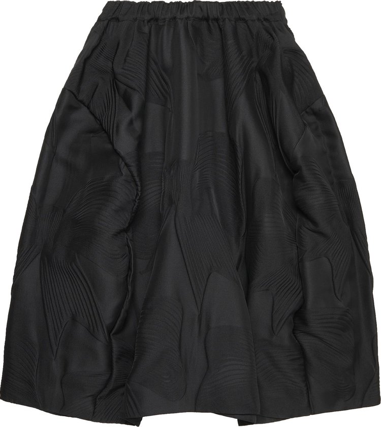 Comme des Garcons Embodied Petal Skirt  Black