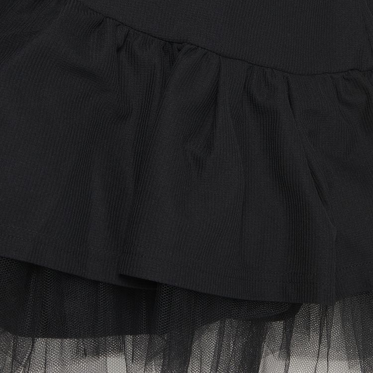 Comme des Garcons Gathered Tutu T Shirt Black