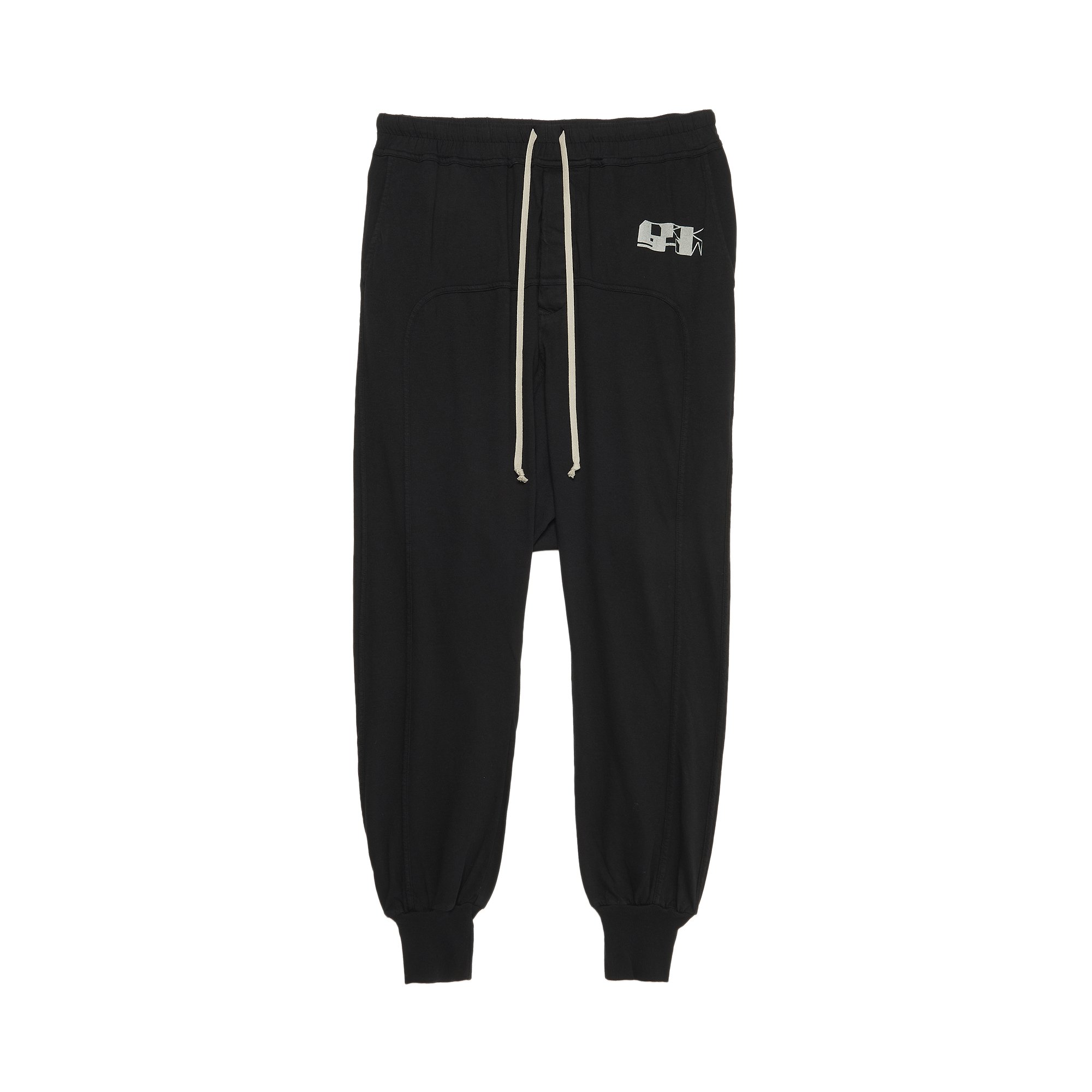 Rick Owens DRKSHDW Prisoner Drawstring Knit Pants 'Black' | GOAT