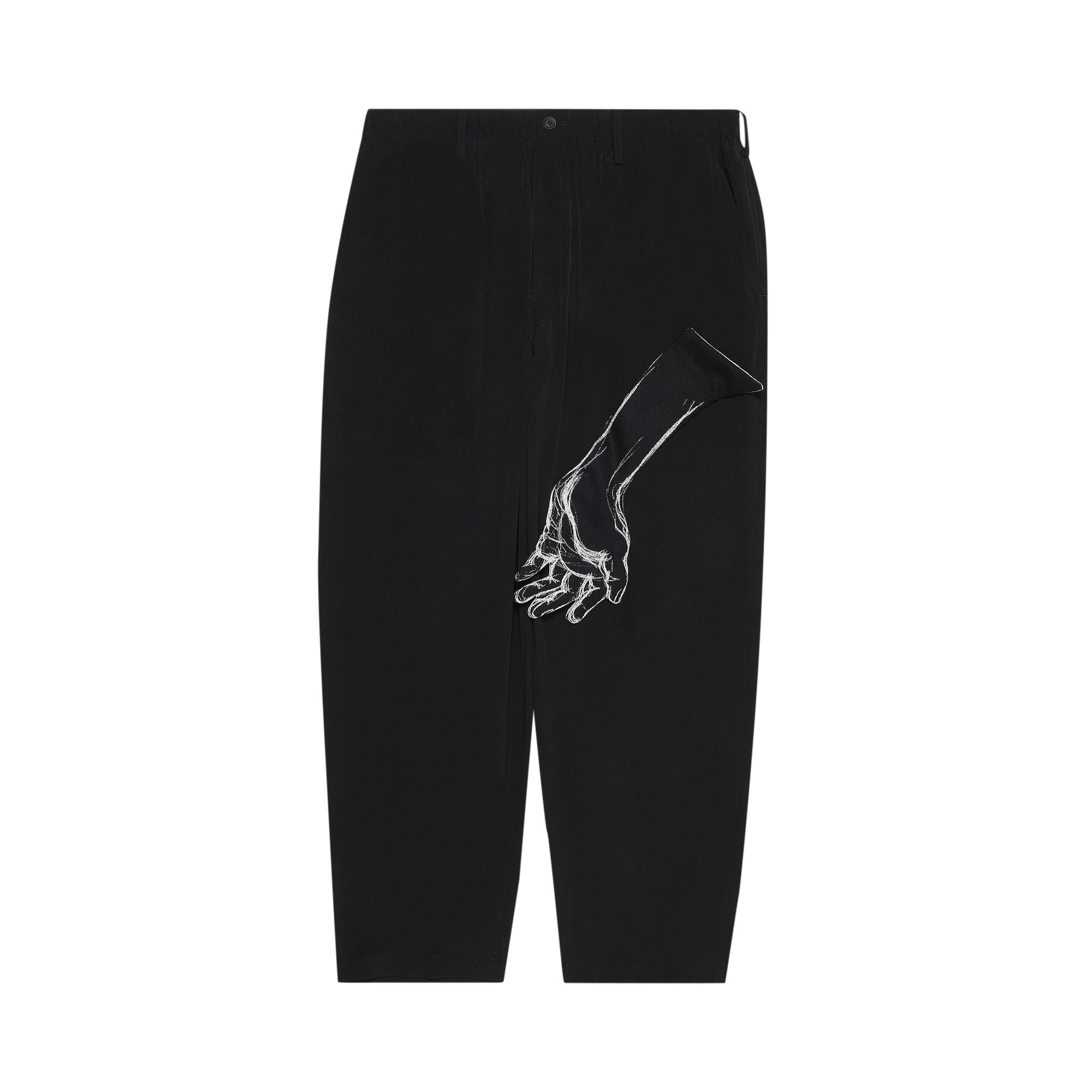 Buy Yohji Yamamoto Pour Homme Patched Pants 'Black' - HG P97 500
