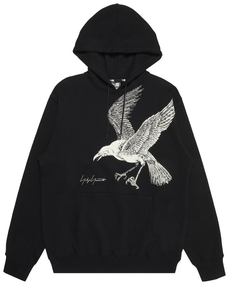 Yohji Yamamoto Pour Homme x New Era Printed Hoodie Black