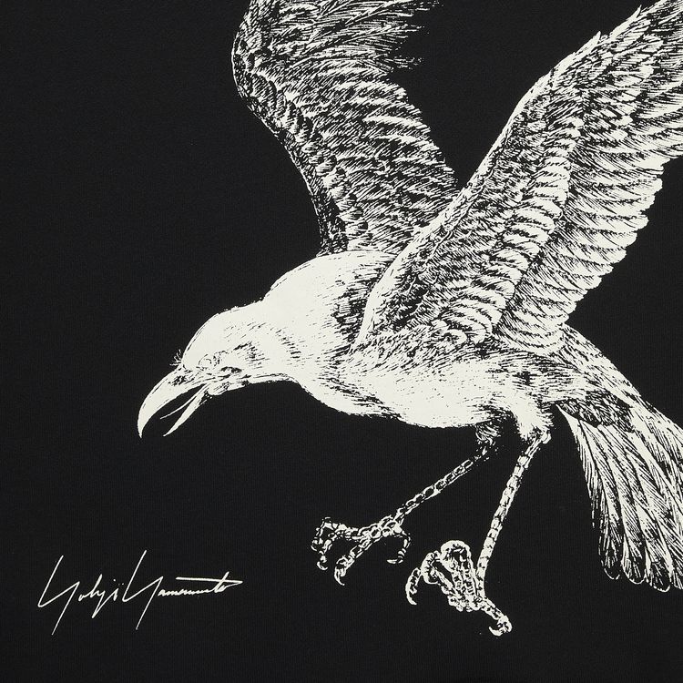 Yohji Yamamoto Pour Homme x New Era Printed Hoodie Black