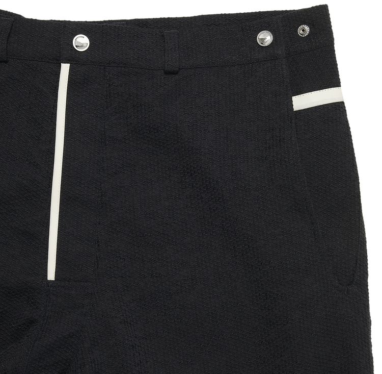 Kiko Kostadinov Haidu Hem Trouser Black SandPale Yellow