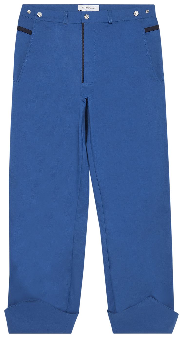 Kiko Kostadinov Haidu Hem Trouser CobaltOrion Blue