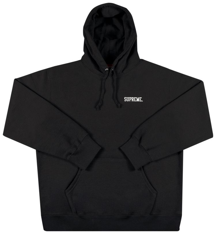 Supreme Ralph Steadman Skull Hooded Sweatshirt Black