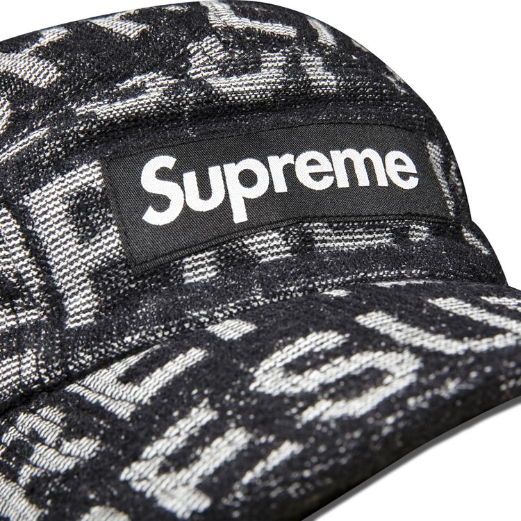Supreme Terry Spellout Camp Cap Black