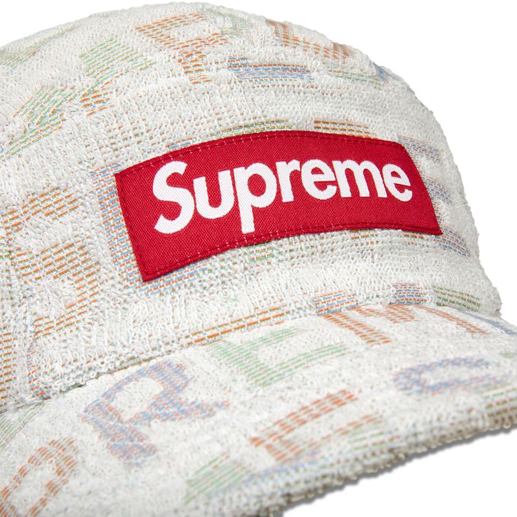 Supreme Terry Spellout Camp Cap White