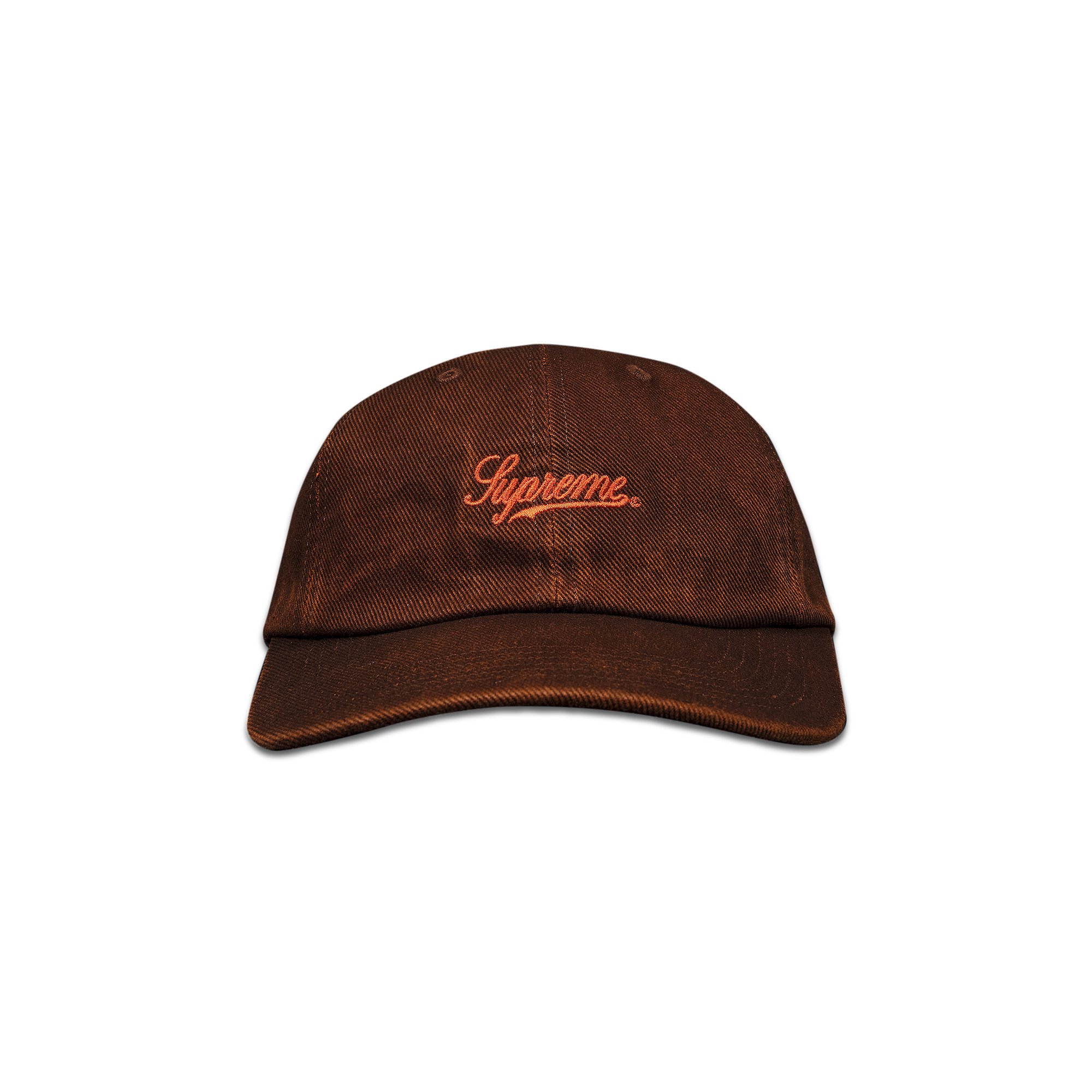 Supreme Washed Twill 6-Panel 'Brown'