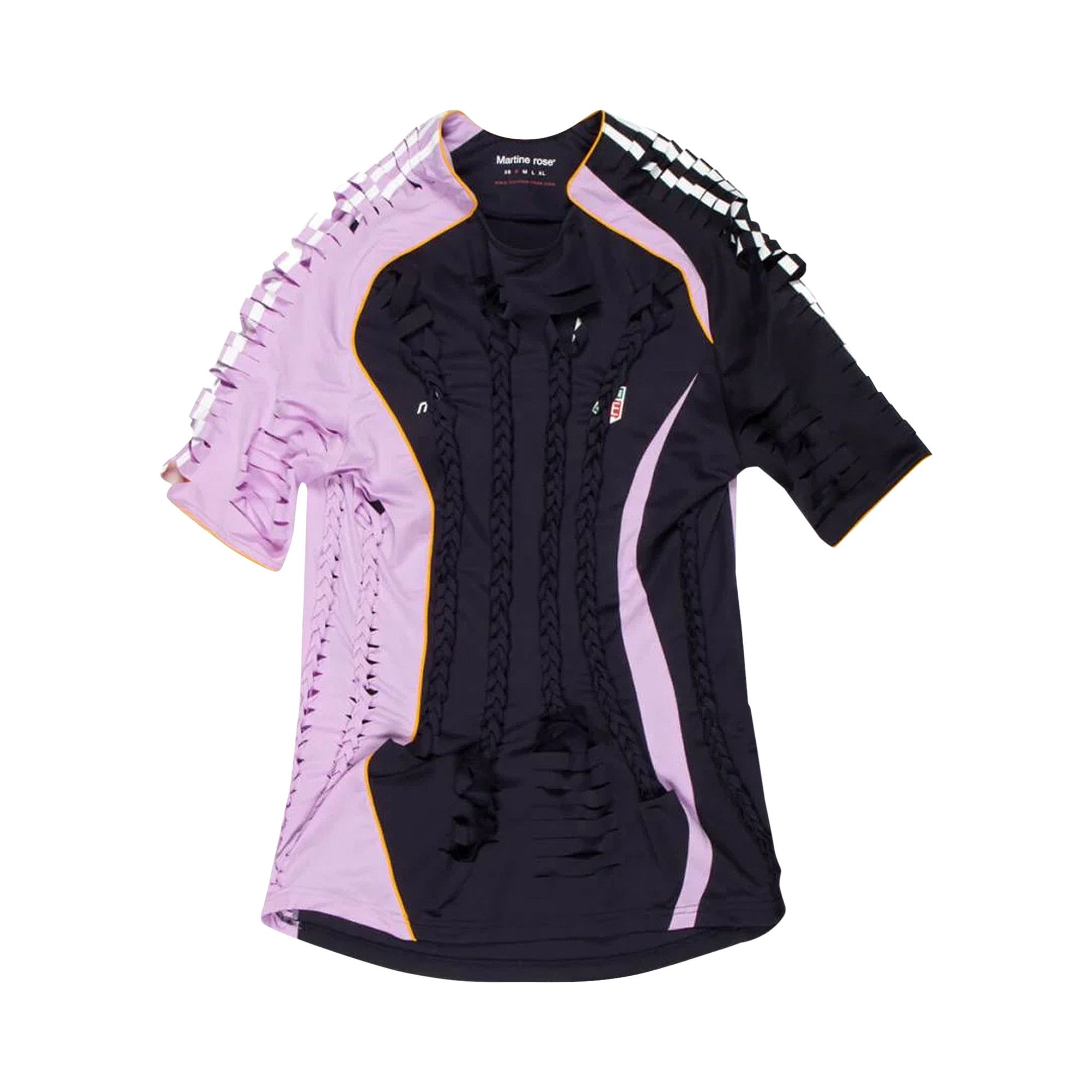 Buy Martine Rose Knotted Football Top 'Lilac/Navy' - MRSS22 125JF