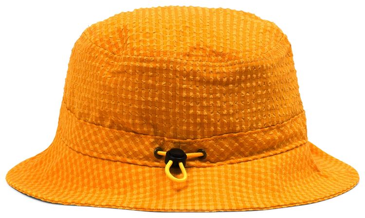 Brain Dead Seersucker Bucket Hat Yellow