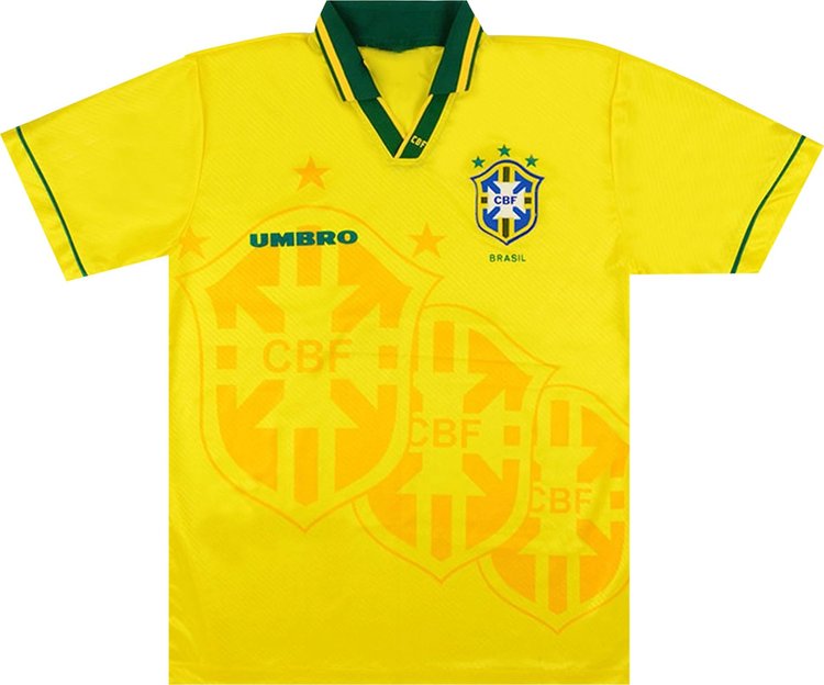 Umbro 1994 Brazil Player Issue Home Jersey 'Yellow'