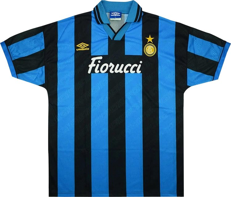 Umbro 1994-1995 Inter Milan Player Issue Home Jersey 'Blue/Black'