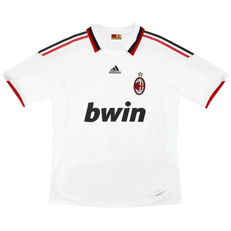 adidas 2009-2010 AC Milan Beckham #32 Player Issue Domestic Away Jersey 'White'