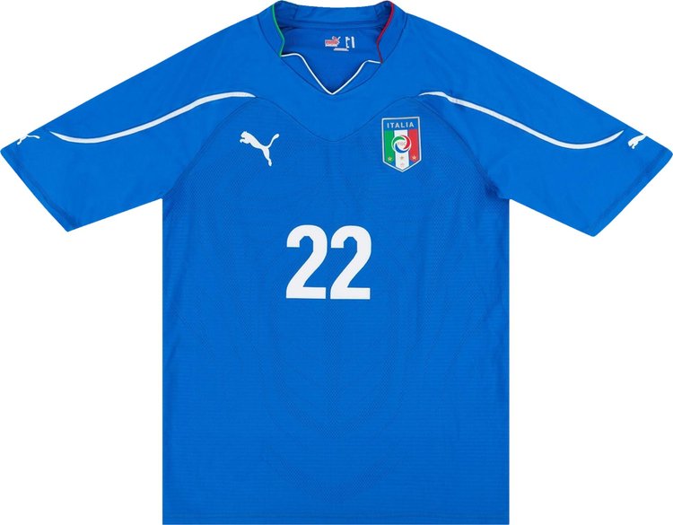 Puma 2010-2012 Italy Player Issue Rossi #22 Home Jersey 'Blue'