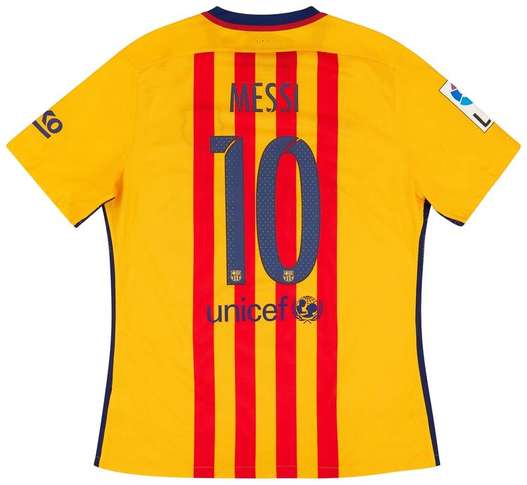 Buy Nike 2015-2016 Barcelona Player Issue Messi #10 Authentic Away
