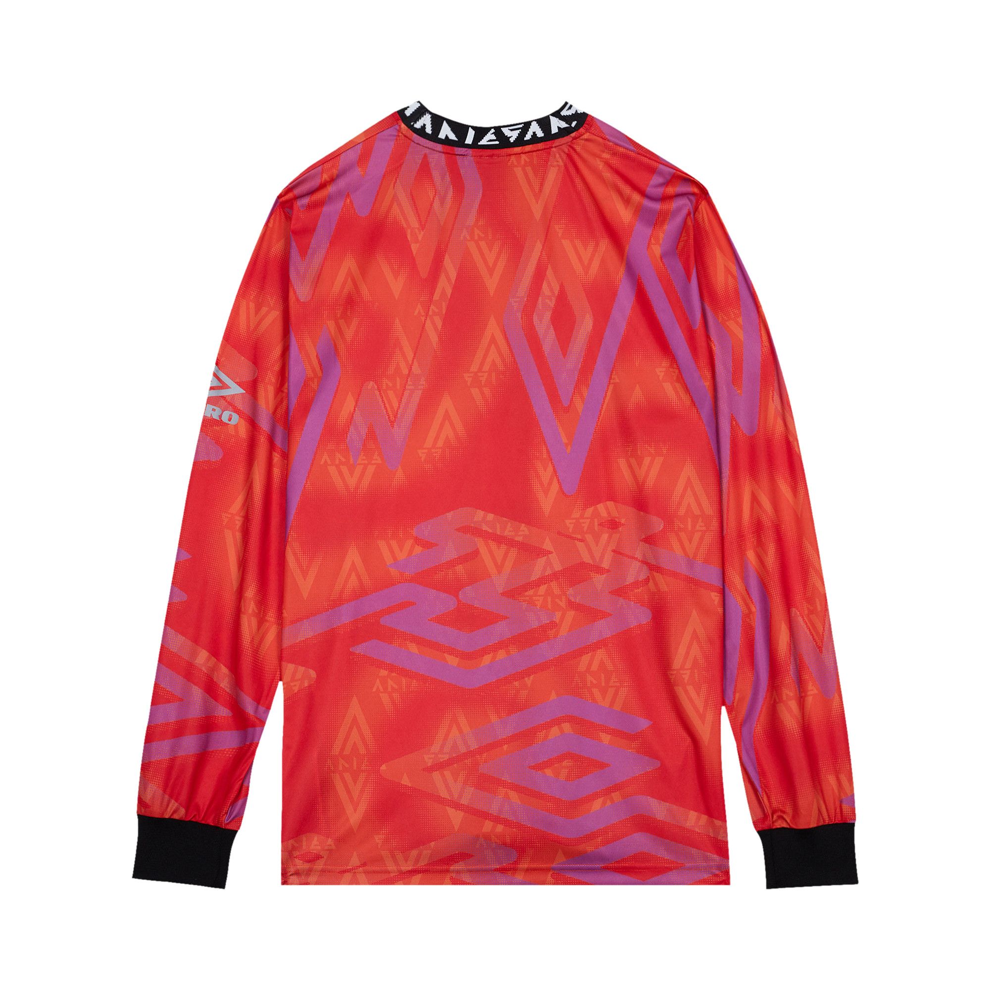 Buy Aries x Umbro Long-Sleeve Football Jersey 'Red/Purple
