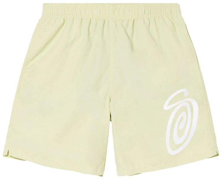 Stussy Curly S Water Short Light Green