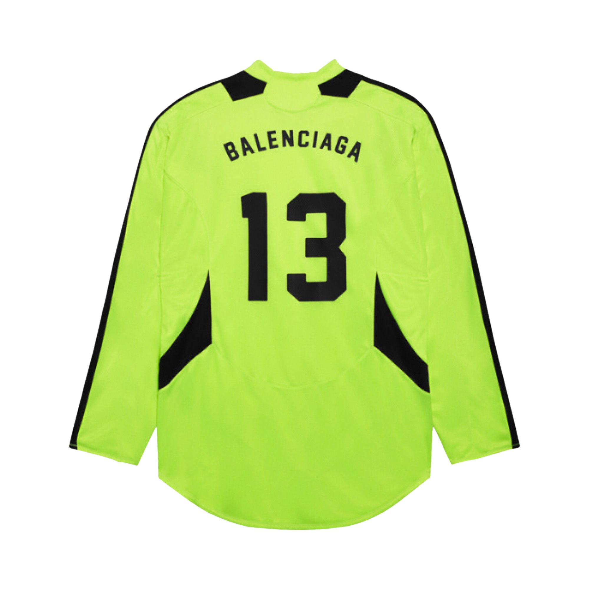 Buy Balenciaga Soccer Long-Sleeve T-Shirt With Logos 'Fluo Buy Balenciaga Soccer Long-Sleeve T-Shirt With Logos 'Fluo