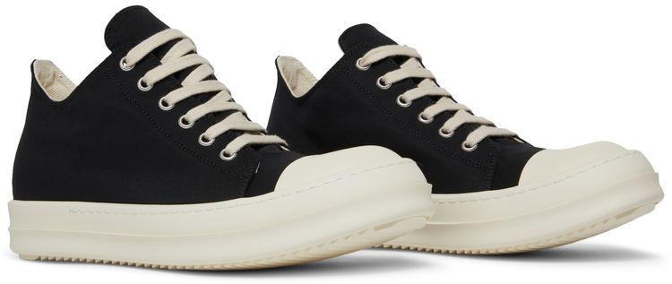 Rick Owens Wmns DRKSHDW Fogachine Cotton Nylon Low Black Milk