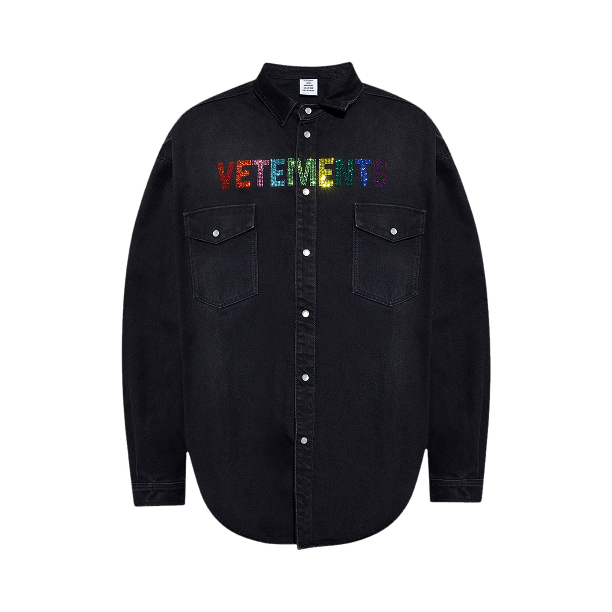 Vetements denim shirt clearance