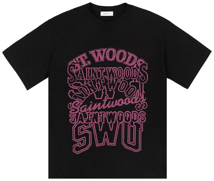 Saintwoods Seven T Shirt Black