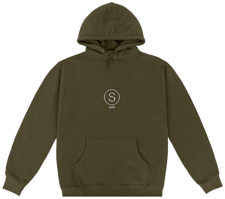Saintwoods Circles Hoodie Military Green