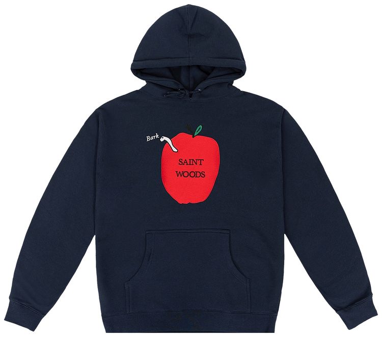 Saintwoods Warm Bark Hoodie Navy