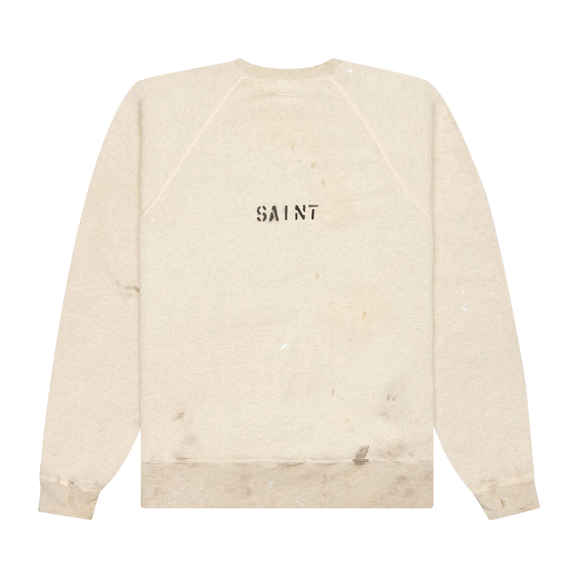 Buy Saint Michael x Frankenstein Sweatshirt 'Grey' - SM S22 0000 077 | GOAT
