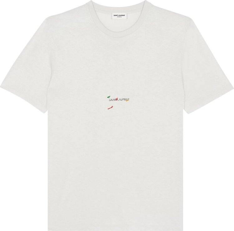 Saint Laurent Rive Gauche T-Shirt 'Pierre/Multicolor'