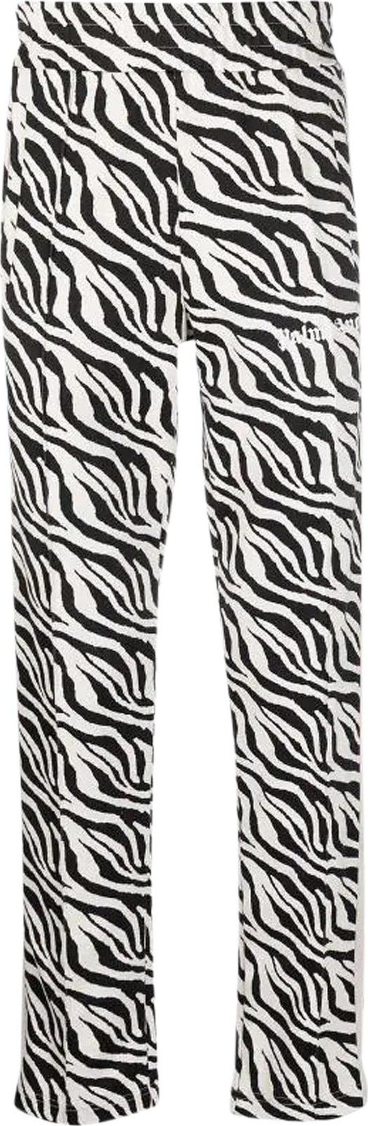 Palm Angels Zebra Jacquard Track Pant 'Black/White'