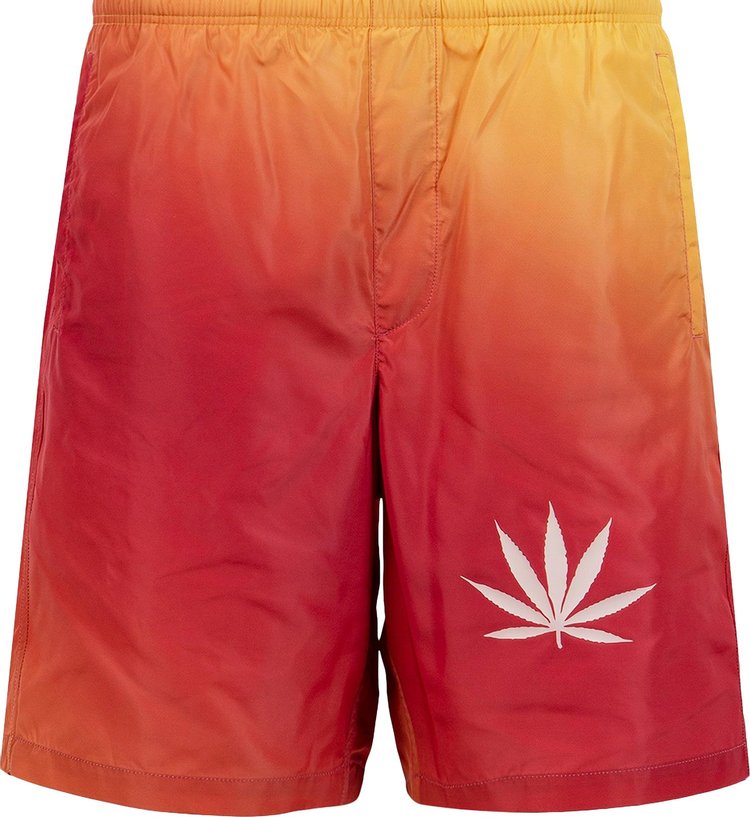 Palm Angels x The Webster Degrade Swimshorts 'Red/Yellow/Orange'
