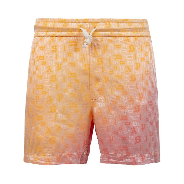 Palm Angels x The Webster Degrade Monogram Short RedYellowOrange