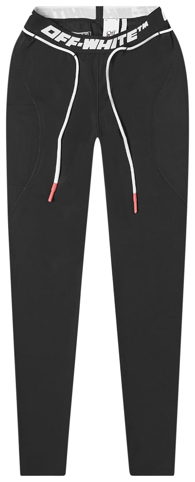 Off White Athl Logo Band Leggings Black