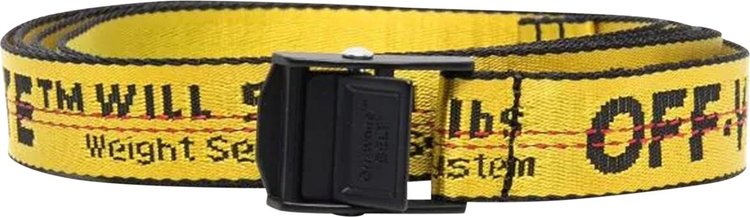 Off-White Mini Industrial Belt 'Yellow/Black'